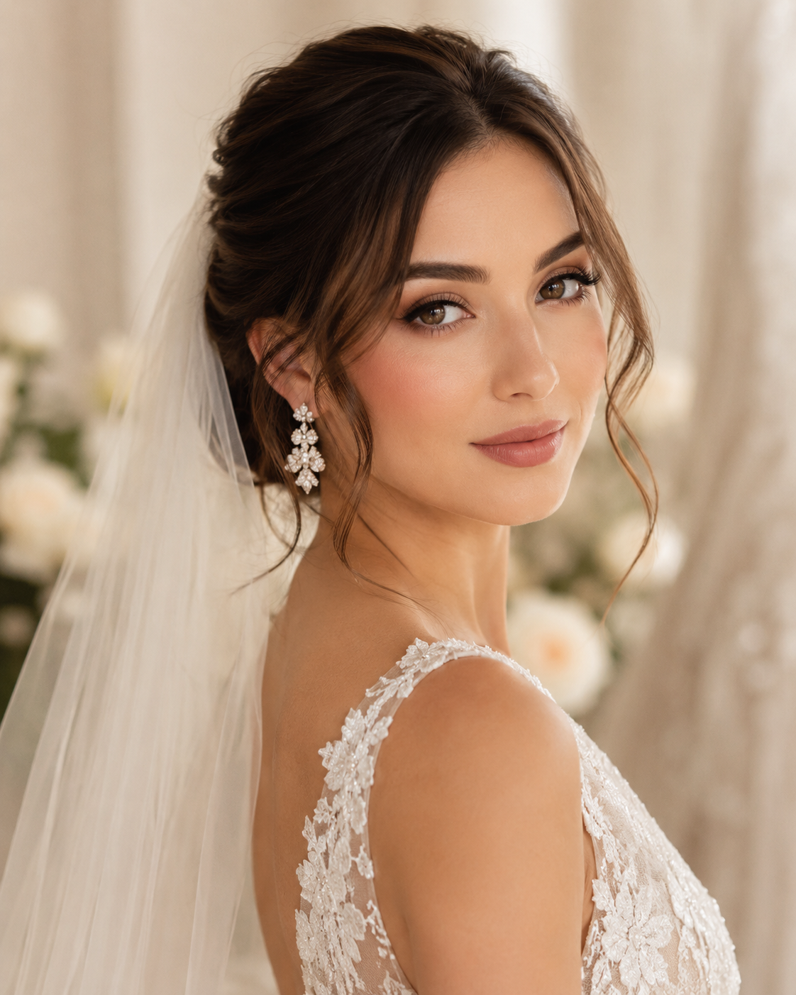 Soft bridal beauty portrait placeholder